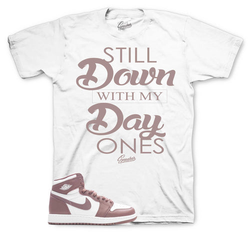 Retro 1 Mauve Day Ones Shirt