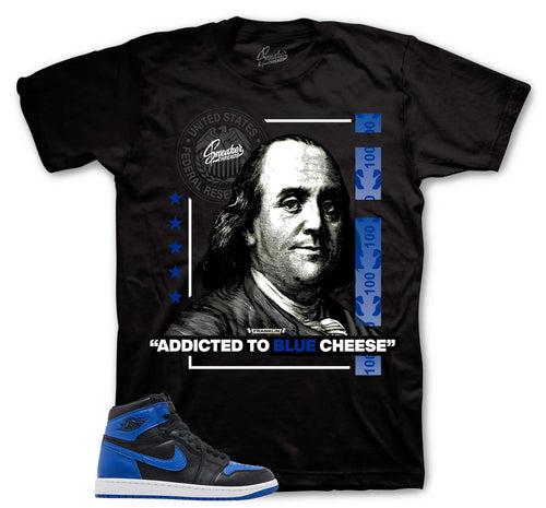 Retro 1 Royal Blue Cheese Shirt