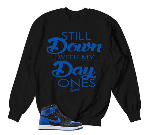 Retro 1 Royal Day Ones Sweater