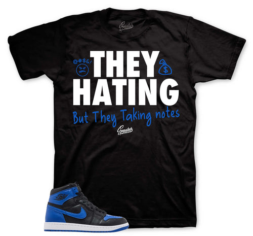Retro 1 Royal They Hating Shirt