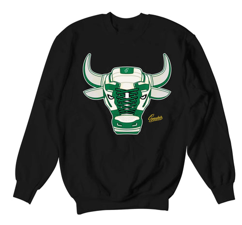 Retro 1 Pro Green Fir War Bully Sweater