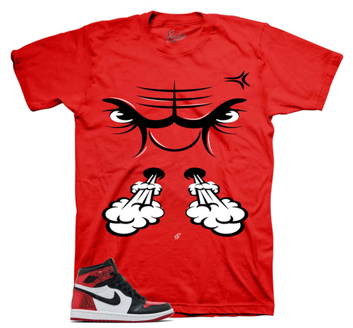 Retro 1 Ruby Raging Face Shirt