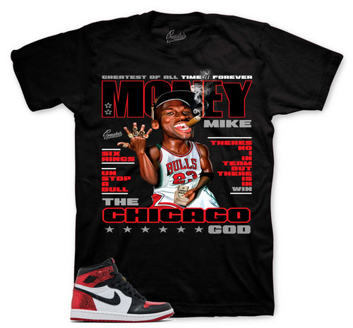 Retro 1 Ruby Money Mike Shirt