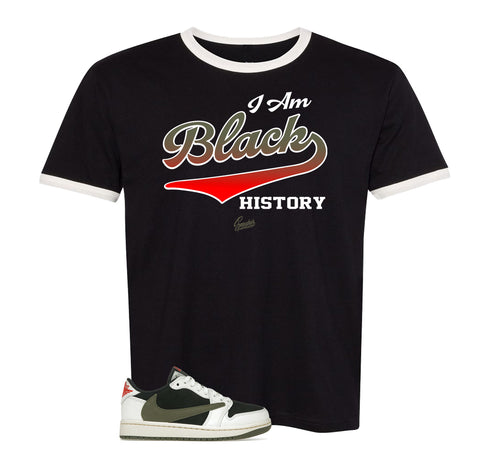 Retro 1 Olive Fly I Am Shirt