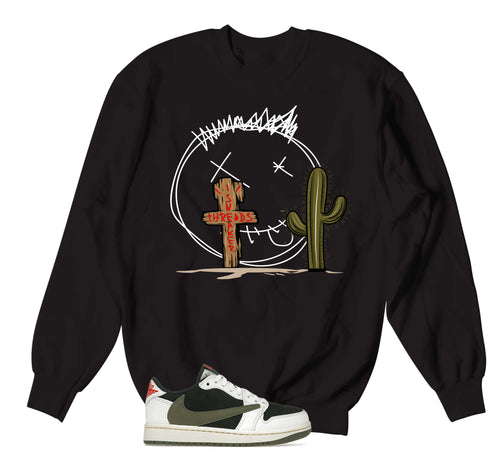 Retro 1 Olive ST Cactus Sweater