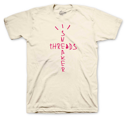 Retro 1 Travis Scott Tropical Pink Scribble Shirt