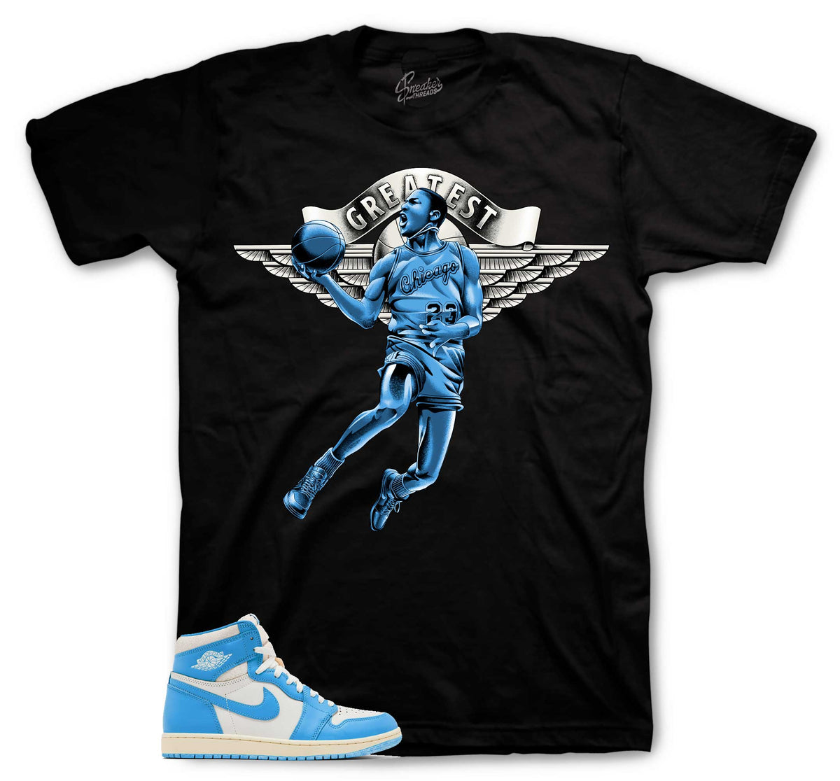 Jordan Retro 1 Reimagined UNC Tees & sneaker outfits | Living 