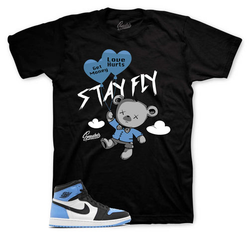 Retro 1 UNC Toe Money Over Love Shirt