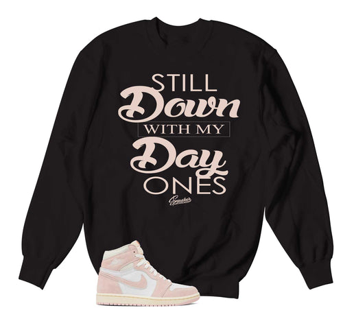 Retro 1 Washed Pink Day Ones Sweater