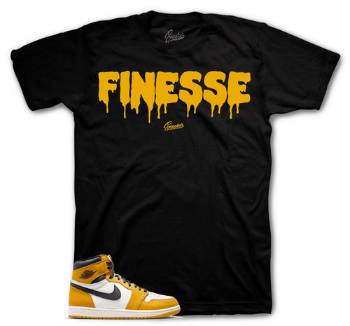 Retro 1 Yellow Ochre Finesse Shirt