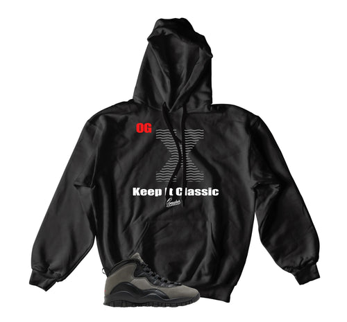 Retro 10 Shadow Keep it Classic Hoody