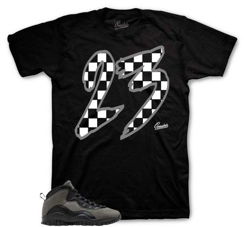 Retro 10 Shadow Checkered 23 Shirt
