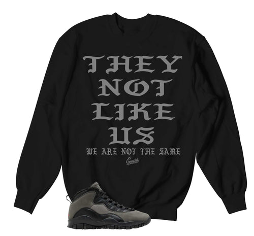 Retro 10 Shadow Not like Us Sweater