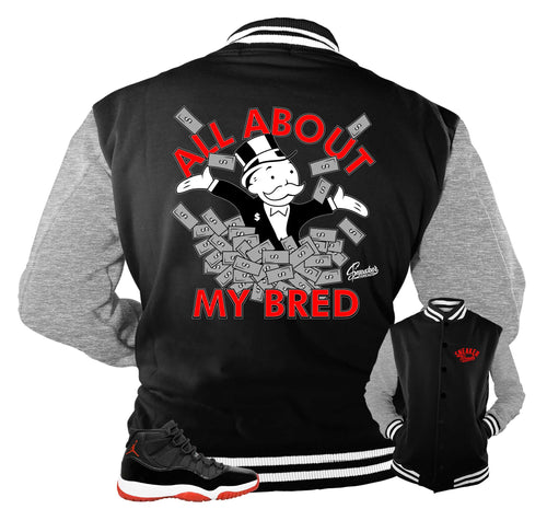 Retro 11 Bred My Bred Varsity Jacket