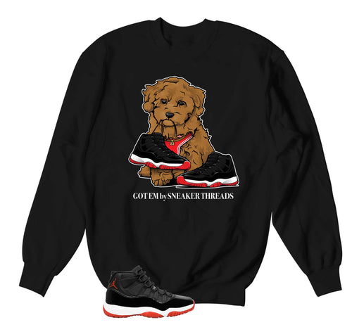 Retro 11 Bred Pure Bred Sweater