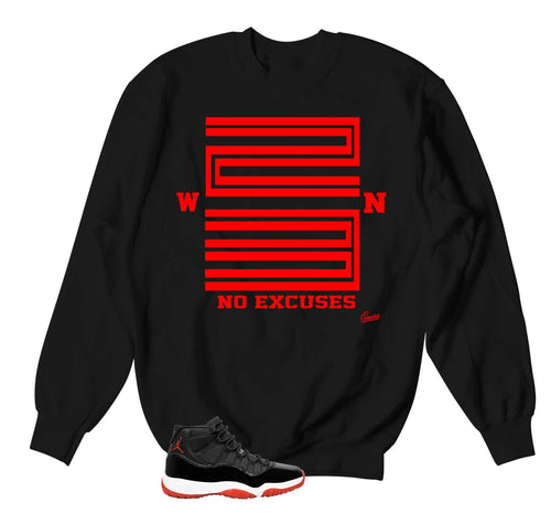 Retro 11 Bred WIN Sweater