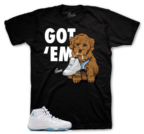 Retro 11 Legend Blue Columbia Got Em Shirt