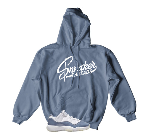 Retro 11 Low Diffused Blue ST Logo Hoody