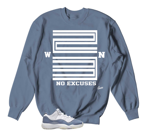 Retro 11 Low Diffused Blue Win 23 Sweater