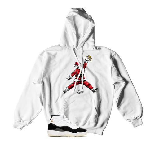 Retro 11 Gratitude DMP Air Santa Hoody