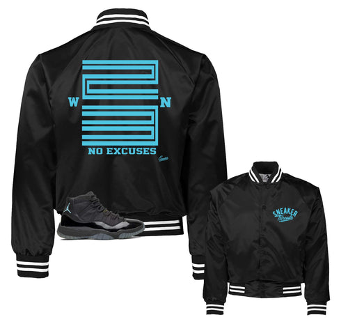 Retro 11 Gamma Blue Win 23 Satin Jacket