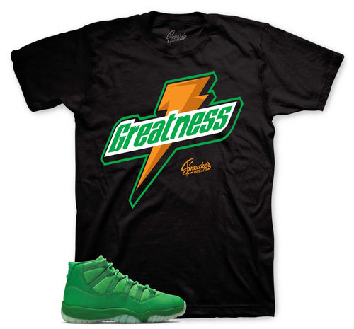 Greatness Graphic T-Shirt | Jordan 11 Green Screen