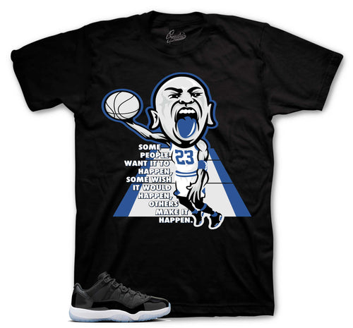 Retro 11 Low Space Jam Make It Happen Shirt