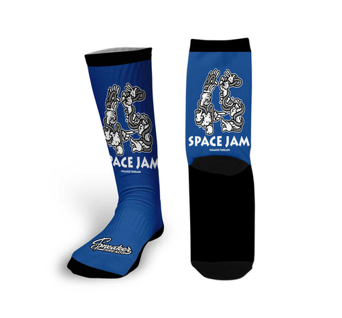 Retro 11 Low Space Jam Hands Socks