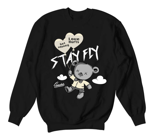 Retro 11 Pearl Money Over Love Sweater