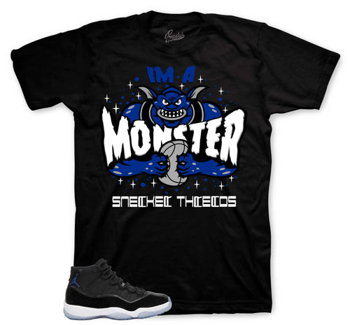 Retro 11 Space Jam Monster Shirt