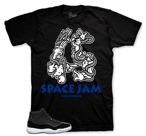 Retro 11 Space Jam Hands Shirt