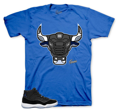 War Bully Graphic T-Shirt | Jordan 11 Varsity Royal Space Jams