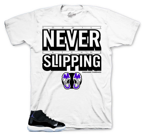 Retro 11 Space Jam Never Slipping Shirt