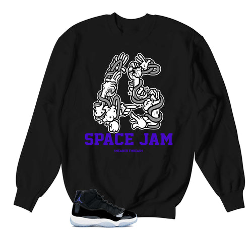 Retro 11 Space Jam Hands Sweater