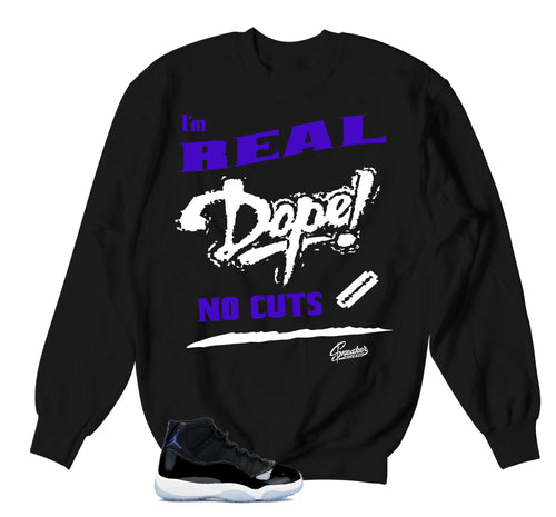 Retro 11 Space Jam No Cuts Sweater