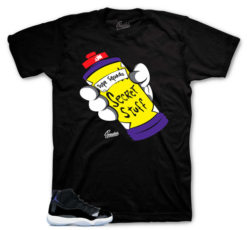 Retro 11 Space Jam Secret Stuff Shirt