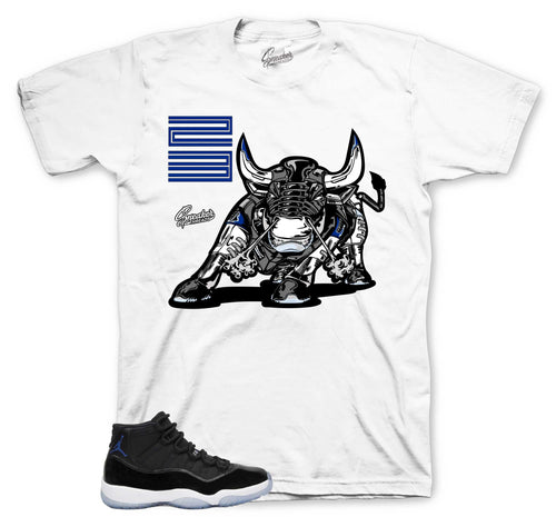 No Bull Graphic T-Shirt | Jordan 11 Varsity Royal Space Jams
