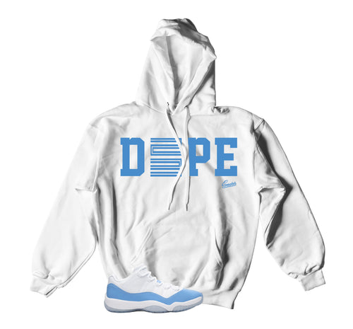 Retro 11 University Blue Dope Hoody
