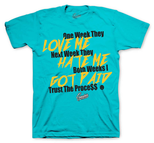 Retro 11 Gamma Blue Trust The Process Shirt