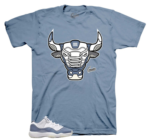 Retro 11 Low Diffused Blue War Bully Shirt