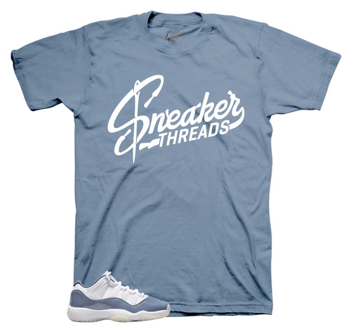 Retro 11 Low Diffused Blue ST Logo Shirt