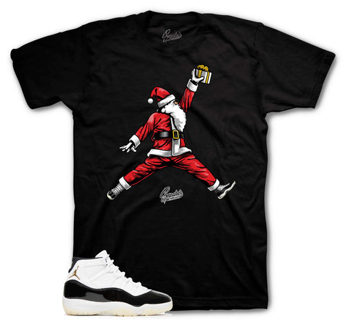 Retro 11 Gratitude DMP Air Santa Shirt