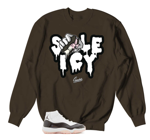 Retro 11 Neapolitan Sole Icy Sweater