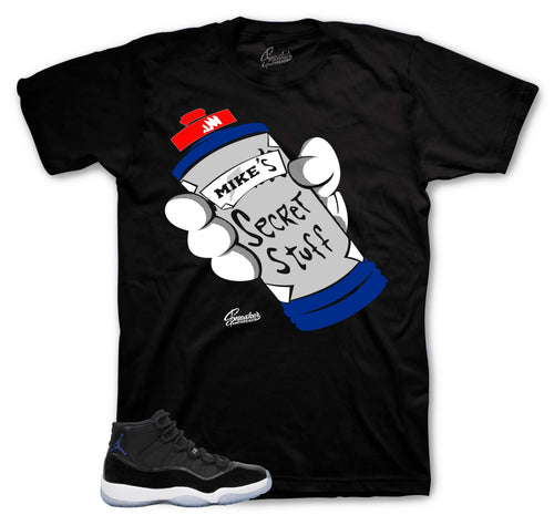 Retro 11 Space Jam Secret Stuff Shirt