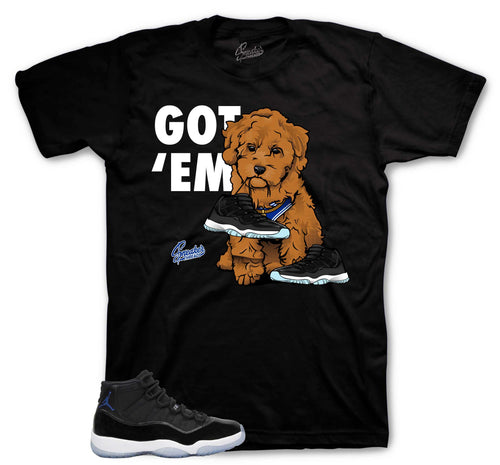 Copped Em Graphic T-Shirt | Jordan 11 Varsity Royal Space Jams (Copy)