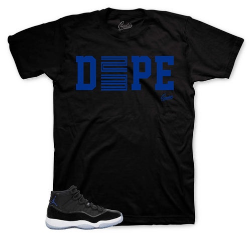 D23PE Graphic T-Shirt | Jordan 11 Varsity Royal Space Jams (Copy) (Copy)
