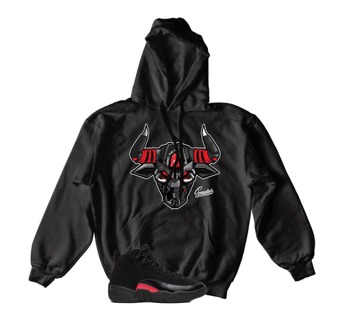 Retro 12 Bloodline War Bully Hoody