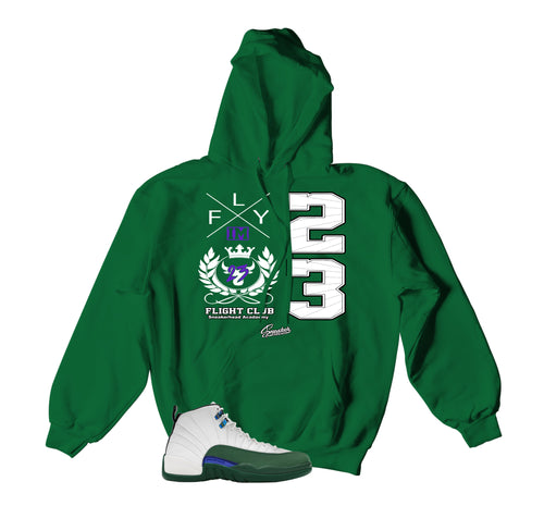 Retro 12 Bucks Flight Crest Hoody