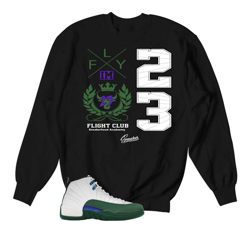 Retro 12 Bucks Flight Crest Sweater