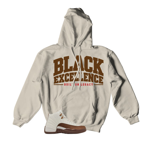 Black Excellence Hoody | Jordan 12 Fireside